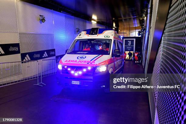 Emergency Tests At Allianz Stadium on November 18, 2023 in Turin, Italy.