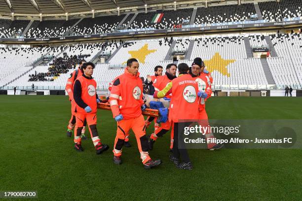 Emergency Tests At Allianz Stadium on November 18, 2023 in Turin, Italy.