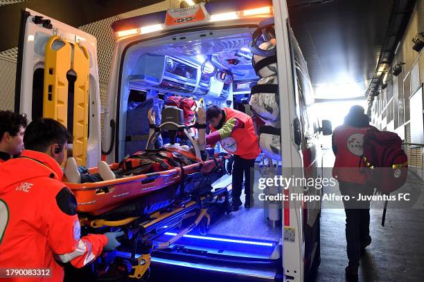 Emergency Tests At Allianz Stadium on November 18, 2023 in Turin, Italy.