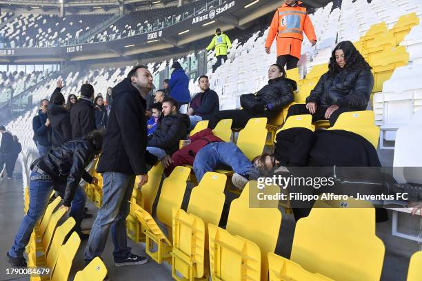 Emergency Tests At Allianz Stadium on November 18, 2023 in Turin, Italy.