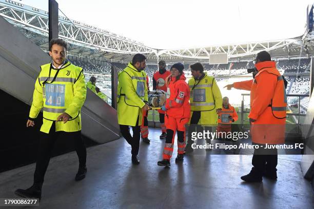 Emergency Tests At Allianz Stadium on November 18, 2023 in Turin, Italy.