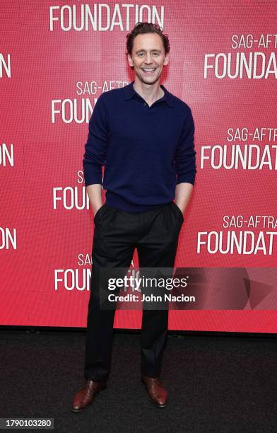 Tom Hiddleston attends SAG-AFTRA Foundation Conversations - "Loki" With Tom Hiddleston at SAG-AFTRA Foundation Robin Williams Center on November 12,...