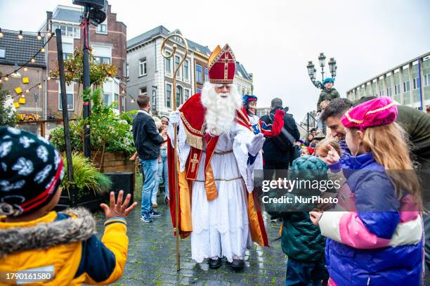 In Nijmegen, St. Nicholas makes his entrance into the city by sailing down the river and following a route through the city accompanied by his...