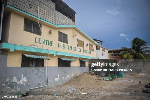 View of Fontaine Hospital, 3 days after its forced closure due to slum violence in the Cité Soleil district of Port-au-Prince, Haiti, November 18,...