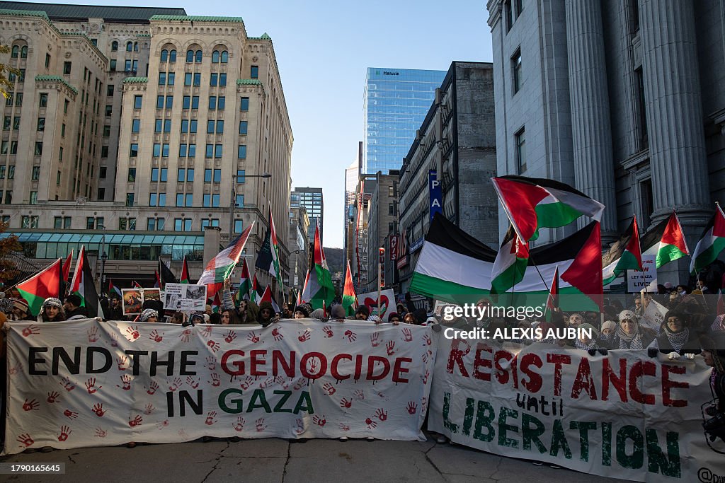 CANADA-ISRAEL-PALESTINIANS-CONFLICT-DEMO