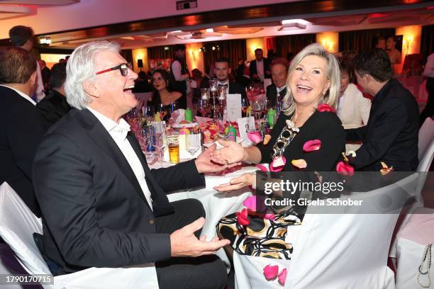 Michael Hartl and Marianne Hartl during the Patrick Lindner & Hope Kapstadt Foundation charity gala "Gemeinsam für Kinder" on November 18, 2023 at...