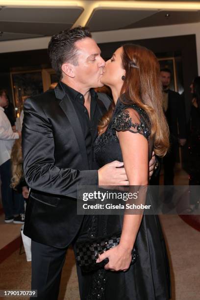 Stefan Mross and Eva Luginger during the Patrick Lindner & Hope Kapstadt Foundation charity gala "Gemeinsam für Kinder" on November 18, 2023 at Hotel...