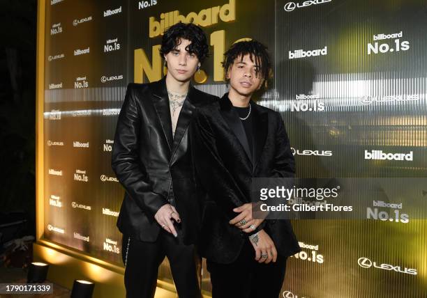 Landon Barker and Iann Dior at Billboard No. 1's Party held on November 18, 2023 in Los Angeles, California.