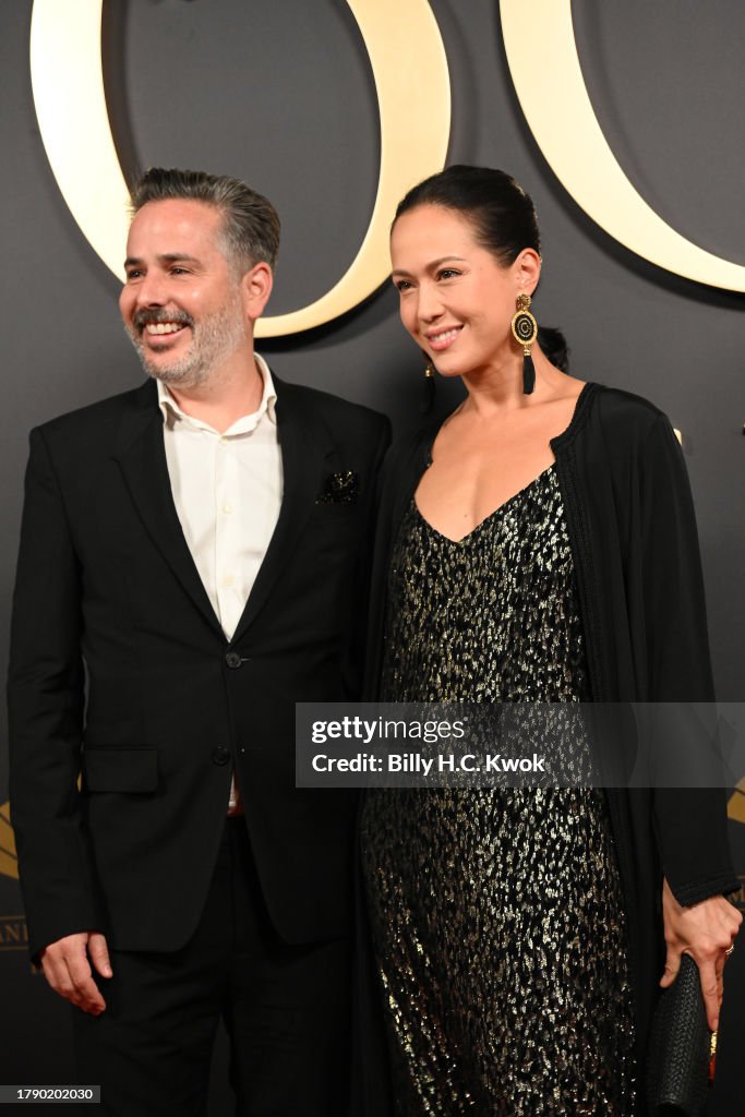 Simon Van Damme and Ankie Beilke attend the Mandarin Oriental, Hong