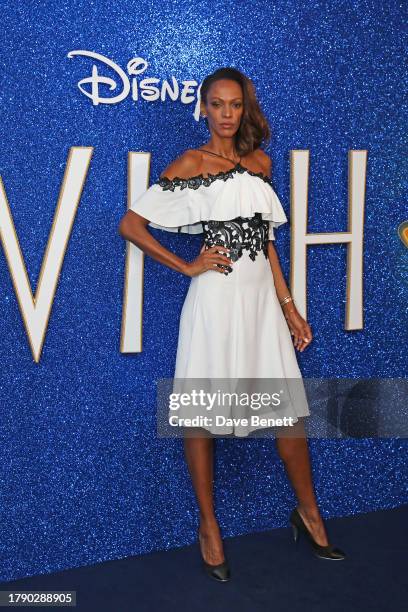 Judi Shekoni attends the London Multimedia screening of "Wish" at Odeon Luxe Leicester Square on November 19, 2023 in London, England.