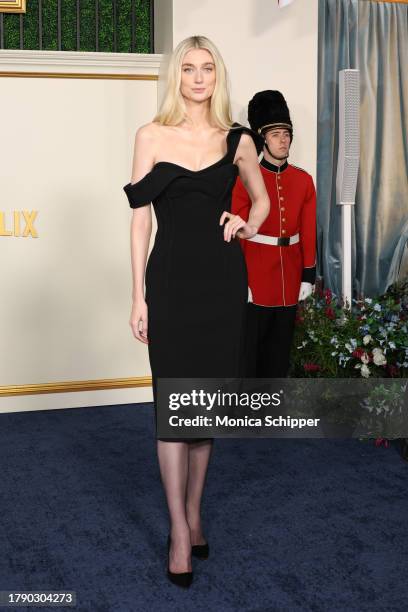 Elizabeth Debicki attends the premiere of Netflix's "The Crown" Season 6 Part 1 at Regency Village Theatre on November 12, 2023 in Los Angeles,...