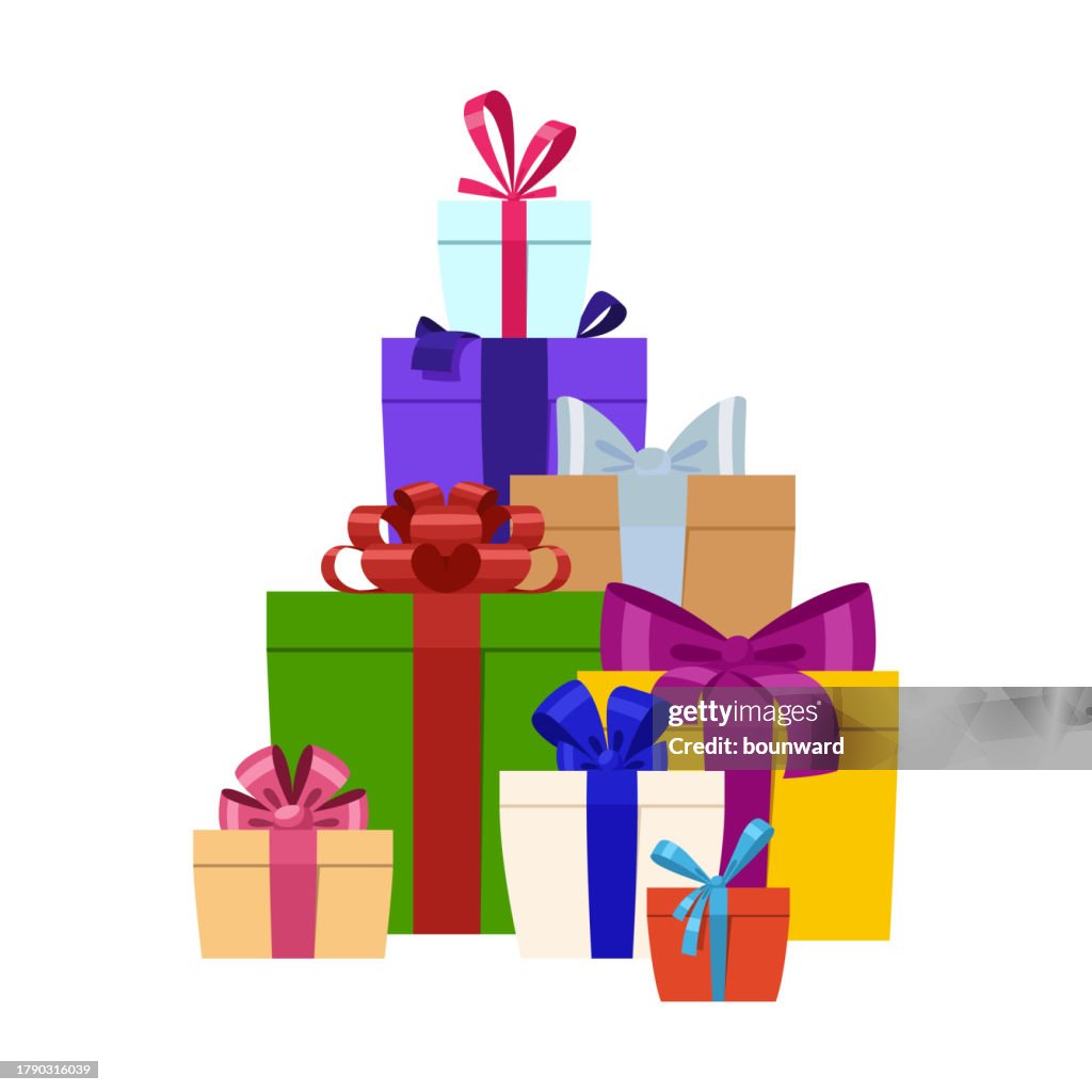 Colorful gift boxes