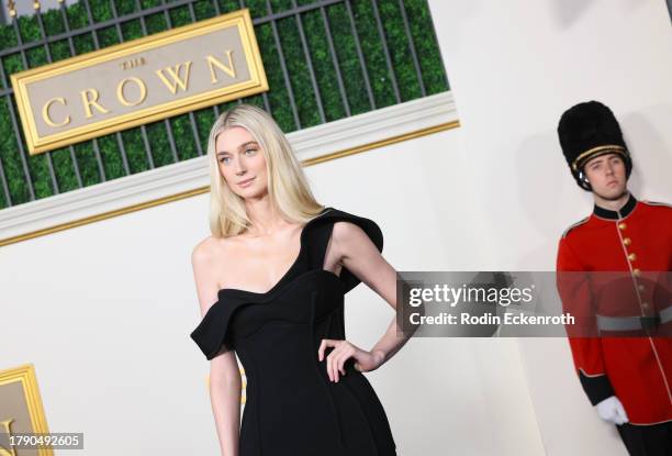 Elizabeth Debicki attends the Los Angeles premiere of Netflix's "The Crown" Season 6 Part 1 at Regency Village Theatre on November 12, 2023 in Los...