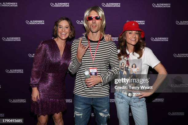 Ashley Williams, Andrew Walker and Nikki DeLoach attend Nashville 2000s Dance Party to End ALZ benefiting the Alzheimer's Association at Wildhorse...