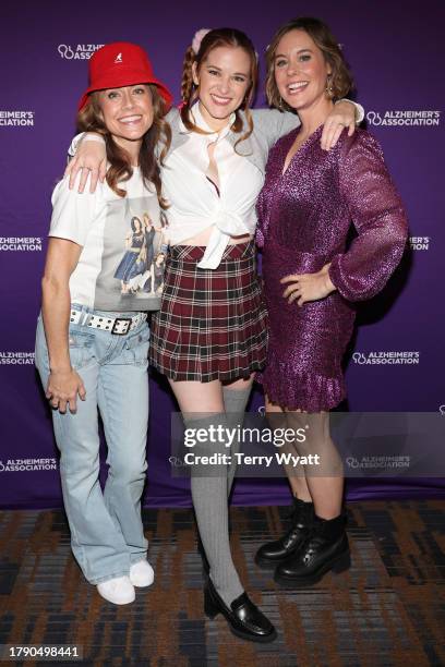 Nikki DeLoach, Sarah Drew and Ashley Williams attend Nashville 2000s Dance Party to End ALZ benefiting the Alzheimer's Association at Wildhorse...