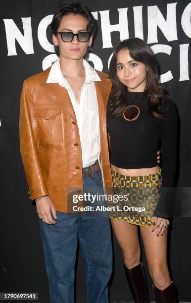 Tenzing Norgay Trainor and Ciara Riley Wilson attend the Premiere Of "Nothing Special" Play Opening held at Foundation on November 08, 2023 in Los...