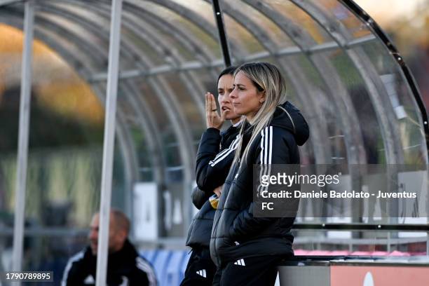 Martina Rosucci, Barbara Bonansea of Juventus Women during the Serie A match between Juventus and Inter at Stadio Comunale Vittorio Pozzo Lamarmora...