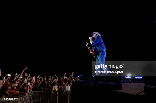 Randy Houser performs during the 2023 Country Bay Music Festival at the Miami Marine Stadium on November 12, 2023 in Key Biscayne, Florida.