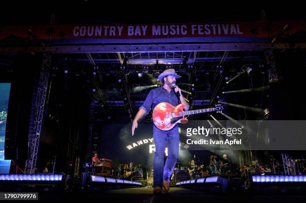 Randy Houser performs during the 2023 Country Bay Music Festival at the Miami Marine Stadium on November 12, 2023 in Key Biscayne, Florida.