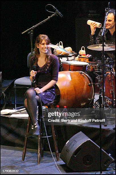 Ornella Alagna at "Sicilien" - Tenor Roberto Alagna Performs Traditional Sicilian Songs At L'Olympia.