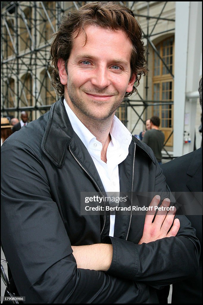Bradley Cooper at Louis Vuitton - Men's Fashion Show Spring/Summer