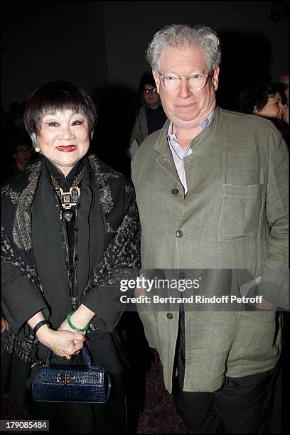 Madame Wang ," J.A.R."Joel Arthur Rosenthal at The Lanvin Menswear Fashion Show Introducing the Autumn Winter 2011 / 2012 Collection In Paris .