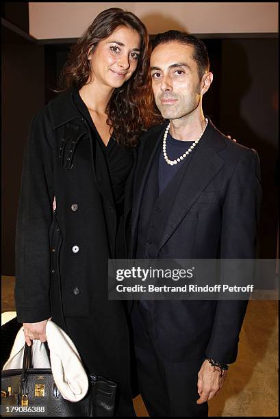 Lorraine Ricard, Giambattista Valli at The Opening Evening Of The Giambattista Valli Boutique In Paris.