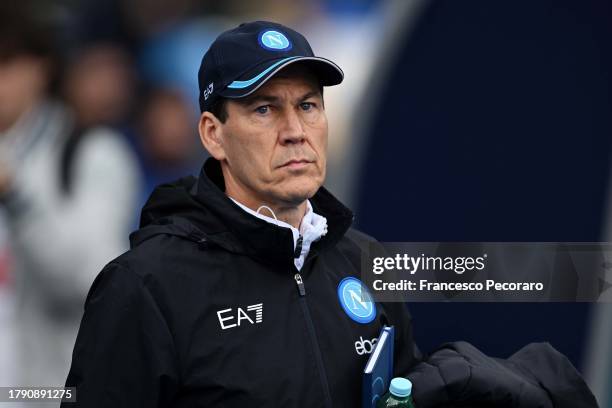 Rudi Garcia SSC Napoli head coach during the Serie A TIM match between SSC Napoli and Empoli FC at Stadio Diego Armando Maradona on November 12, 2023...