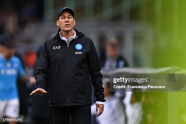 Rudi Garcia SSC Napoli head coach during the Serie A TIM match between SSC Napoli and Empoli FC at Stadio Diego Armando Maradona on November 12, 2023...