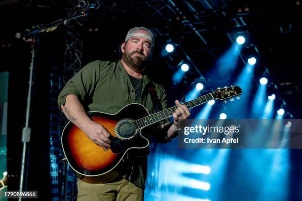 Lee Brice performs during the 2023 Country Bay Music Festival at the Miami Marine Stadium on November 12, 2023 in Key Biscayne, Florida.