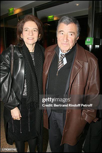 Simone Harari and Professor Etienne Beaulieu at Premiere Party For "La Traversee Du Desir" By Arielle Dombasle .