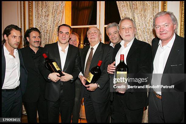 Frederic Dieffenthal, Jose Garcia, Francois Xavier Demaison, Jean Bernard Grenie, Claude Chabrol, Pierre Arditi, Francois Berleand and Hubert De...