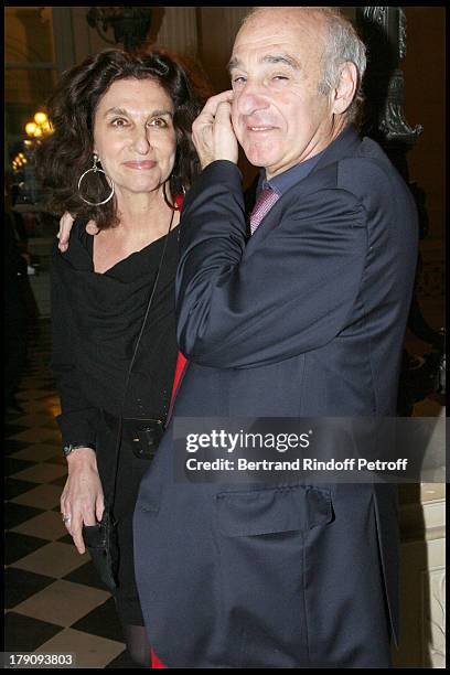 Fabienne Servan Schreiber and Henri Weber at Aix-en-Provence Classical Music Gala Festival.