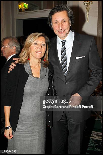 Patrick De Carolis and wife Carol Ann at Presentation Of Buche De Noel Le Notre 2010 Created By Christian Lacroix At Pre Catelan At Paris.