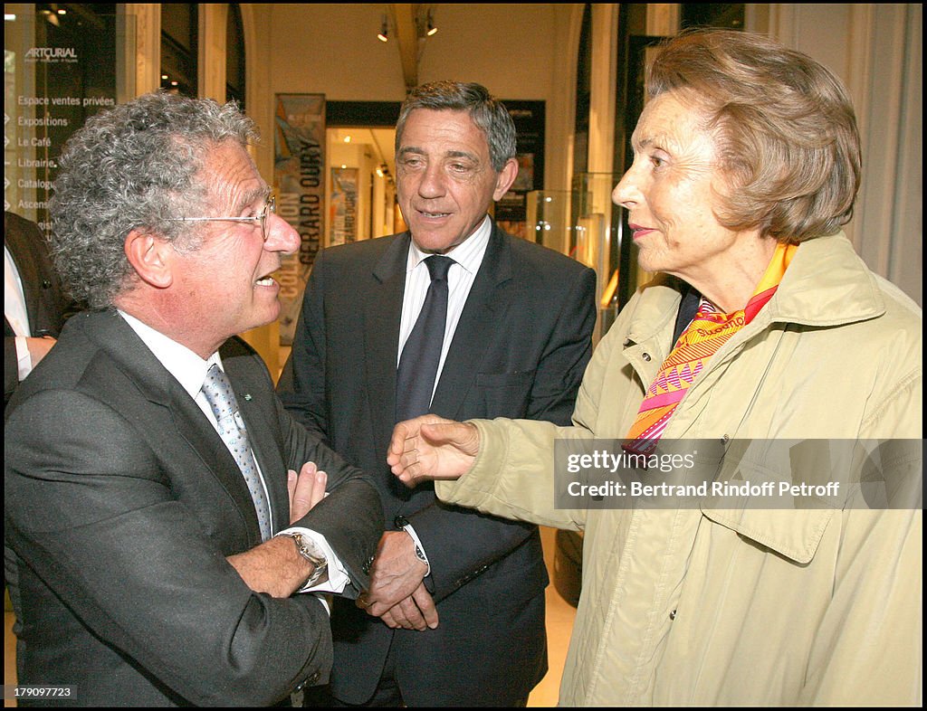 Opening Of Gerard Oury's Art Collection To Be Auctioned