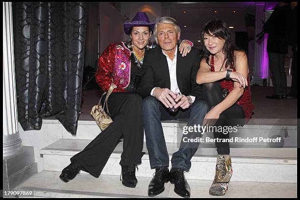 Princesse Hermine De Clermont Tonnerre, Francois De Marigny, Barbara Bui at Pia De Brantes' 50h Birthday Celebration At The Pavillon Gabriel In Paris.