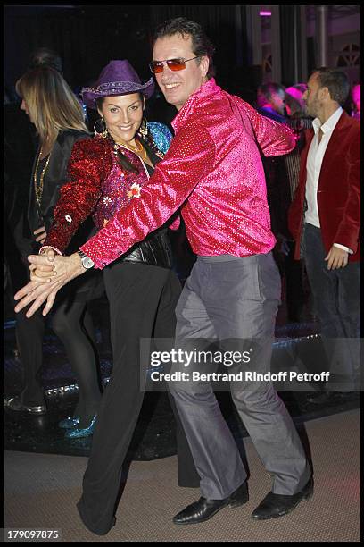 Princesse Hermine De Clermont Tonnerre at Pia De Brantes' 50h Birthday Celebration At The Pavillon Gabriel In Paris.