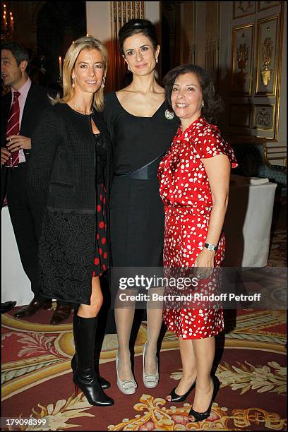 Madame Brice Hortefeux, Livia Giuggioli, Lady Suzy Westmacott at The Paris Premiere Of Le Discours D'Un Roi At Ugc Normandie, Followed By A Reception...