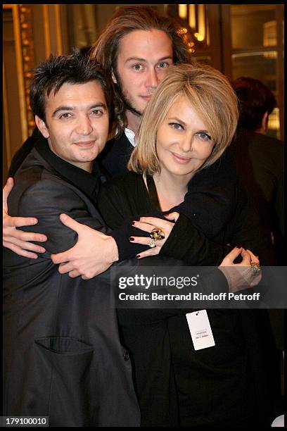 Thomas Langmann, Nathalie Rheims and Darius Langmann at "Tresor", The Last Film By The Late Claude Berri - Tribute.