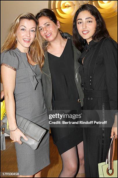 Arabelle Reille Mahdavi, India Mahdavi, Golshifteh Farahani at The Gala Dinner For The Society Of Friends Of The National Museum Of Modern Art Held...