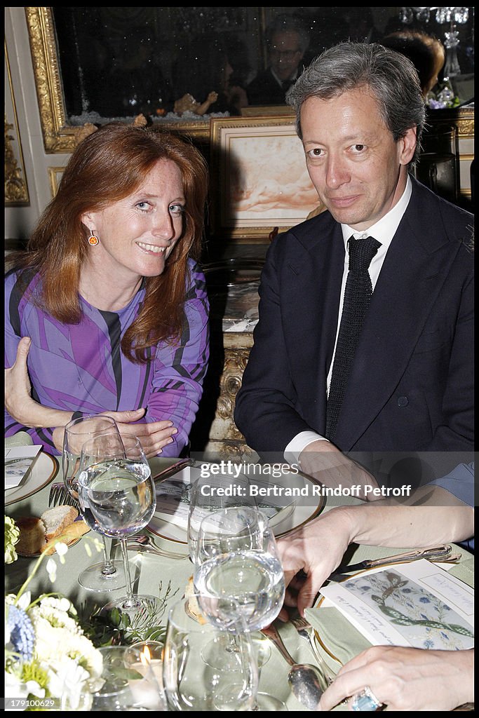 The Gala Dinner At The Italian Embassy In Paris In Aid Of The Restuaration Of The Royal Palace In Venice