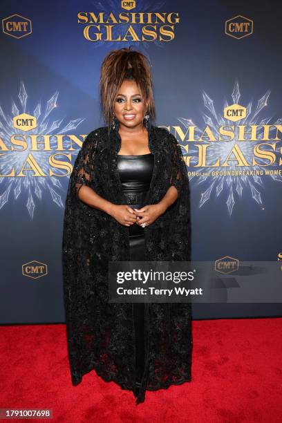 In this image released on November 13, 2023. Ledisi attends the CMT Smashing Glass at The Fisher Center for the Performing Arts on October 26, 2023...