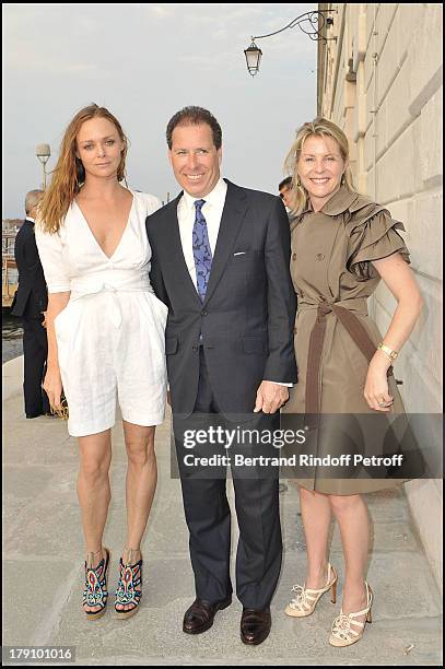 Stella McCartney, Viscount and Viscountess David and Serena Linley at Inauguration Of The New Venue, The Punta Della Dogana Gallery, Showing Francois...