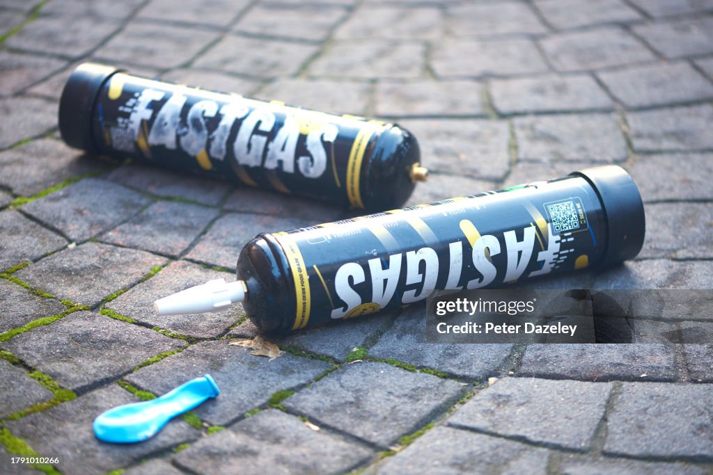 Used Cannister Laughing Gas