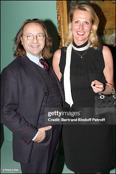 Bill Pallot, Susanne Van Hagen at The Private View Of The Exhibition Manet, Inventor Of The Modern At Musee D'Orsay To Fundraise For The Friends Of...