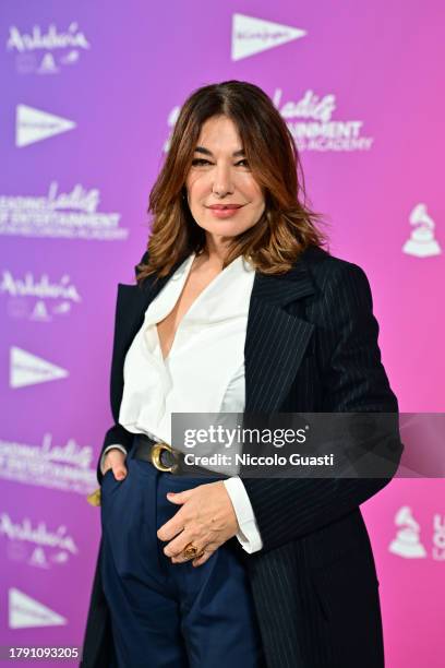 Raquel Revuelta attends the Leading Ladies of Entertainment Presentation and Luncheon during the 24th annual Latin Grammy Awards at La Casa De...