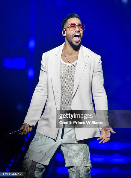 Singer Romeo Rnb Singer Romeo Santos performs in concert during his