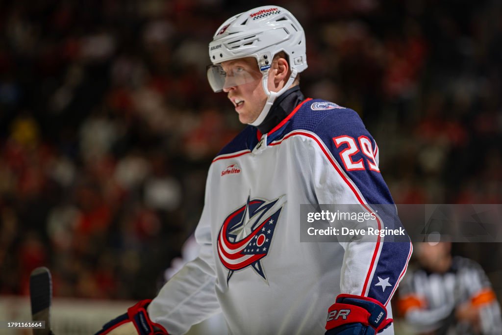 Columbus Blue Jackets v Detroit Red Wings