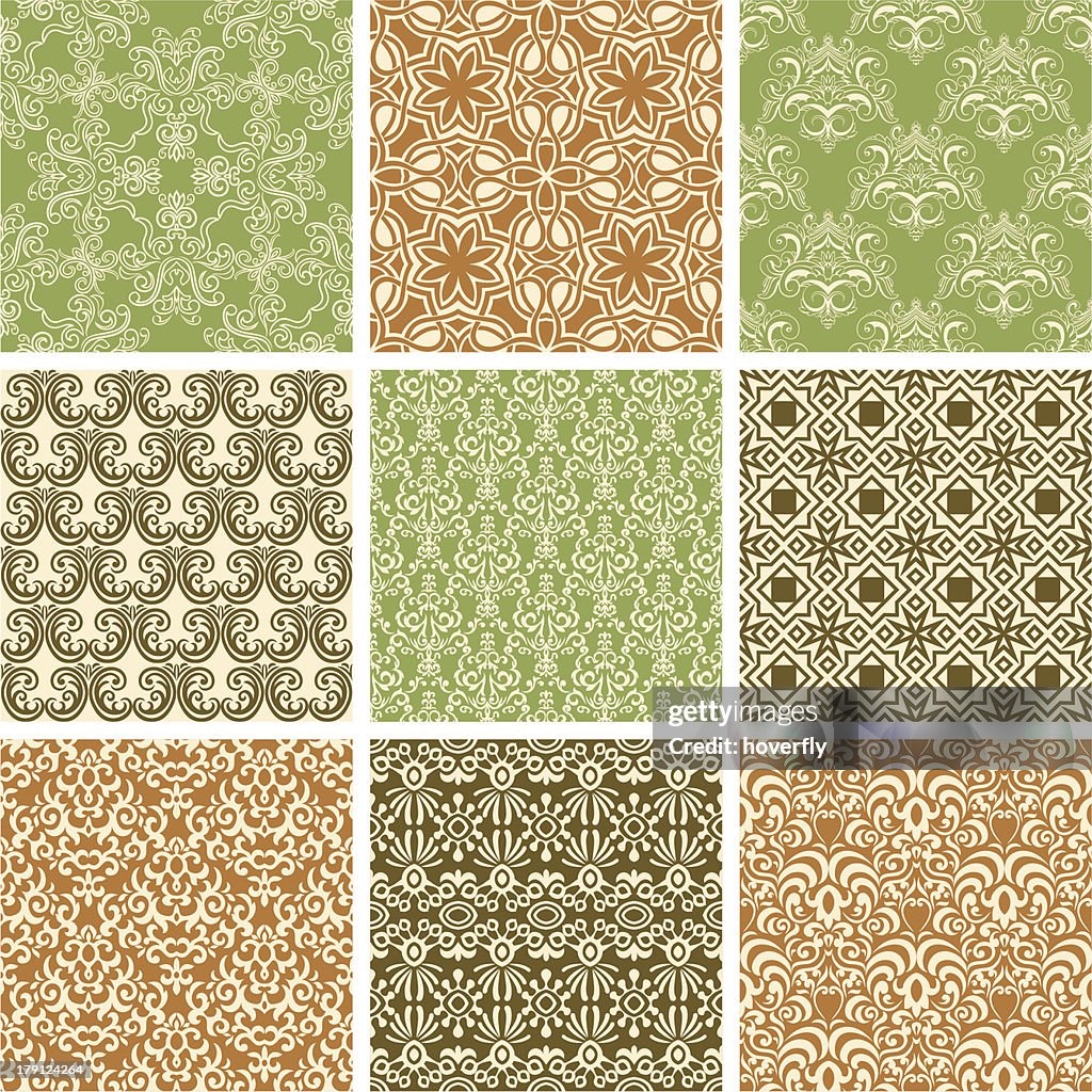 Top Pattern Images Set Of Patterns High-Res Vector Graphic - Getty Images