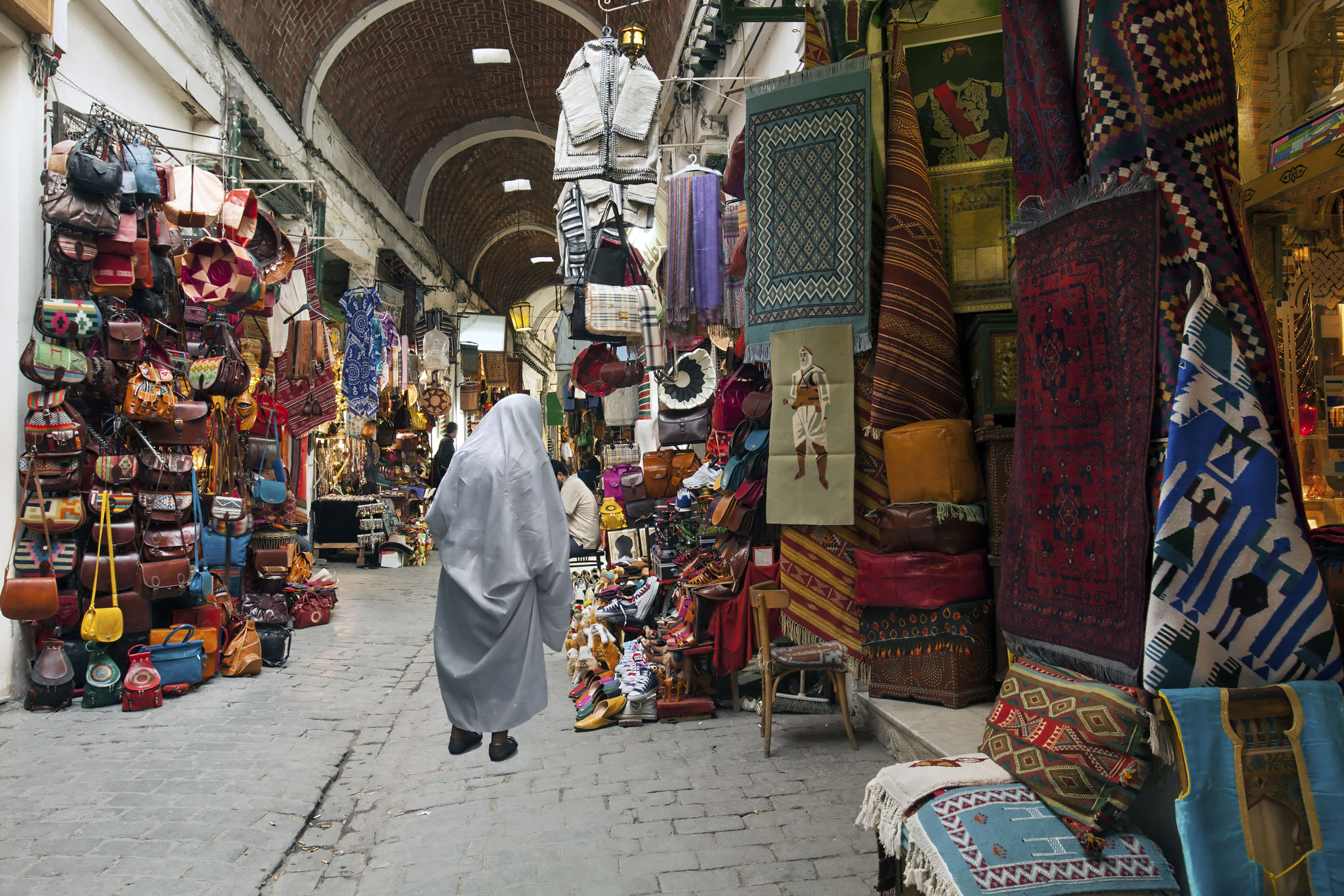 Souk in Tunis medina Souk in Tunis medina